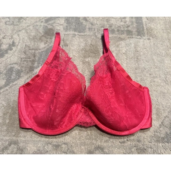 Soma Intimates Other - Soma Intimates Bra 32DDD Lace‎ Plunge Lightest Lift Pink UW Convertible